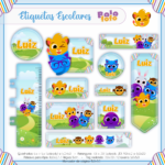 Arquivo Etiqueta Escolar Bolofofos