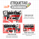 Arquivo Etiqueta Escolar  SÃO PAULO