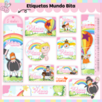 Arquivo Etiqueta Escolar BITA MENINA
