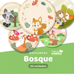 Kit Digital e Rascunhos para Plaquinhas Bosque