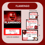 Arquivo Etiqueta Escolar FLAMENGO