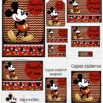 Arquivo Etiqueta Escolar  Mickey