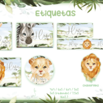 Arquivo Etiqueta Escolar SAFARI
