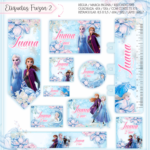 Arquivo Etiqueta Escolar Frozen