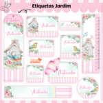 Arquivo Etiqueta Escolar JARDIM
