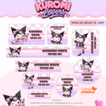 Arquivo Etiqueta Escolar KUROMI LOVERS