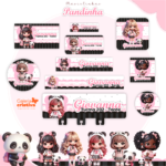 Arquivo Etiqueta Escolar  PANDINHA