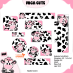 Arquivo Etiqueta Escolar VACA CUTE