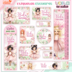 Arquivo Etiqueta Escolar FADINHA
