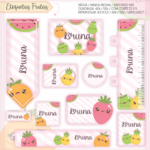 Arquivo Etiqueta Escolar Frutinhas