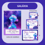 Arquivo Etiqueta Escolar GALAXIA