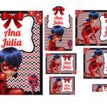 Arquivo Etiqueta Escolar Lady Bug