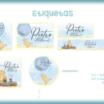 Arquivo Etiqueta Escolar POOH