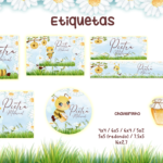 Arquivo Etiqueta Escolar ABELHA