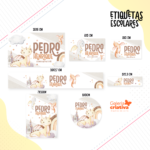 Arquivo Etiqueta Escolar DRAGÕES BABY