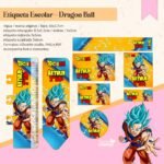 Arquivo Etiqueta Escolar  Dragon Ball 02