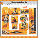 Arquivo Etiqueta Escolar KOBRA KAI