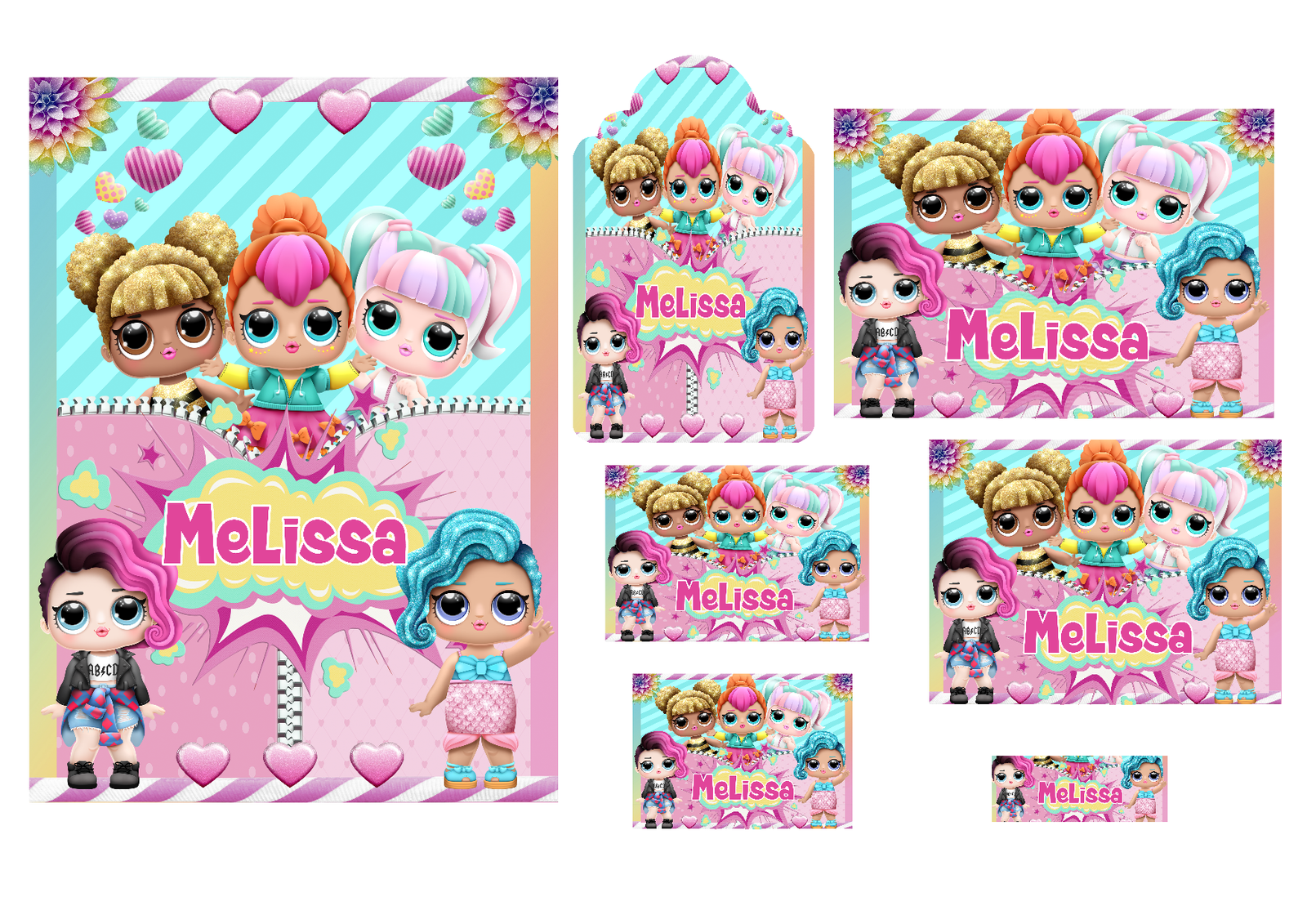 14 - LOL Surprise Arquivo Etiqueta Escolar LOL Surprise - Imagem 1