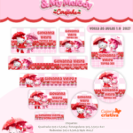 Arquivo Etiqueta Escolar HELLO KITTY & MY MELODY