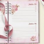 Arquivo Agenda Permanente 2 Dias por Página Coleção Mulher Virtuosa