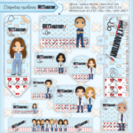 Arquivo Etiqueta Escolar Greys Anatomy