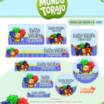 Arquivo Etiqueta Escolar  MUNDO TORAJO