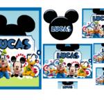 Arquivo Etiqueta Escolar Mickey