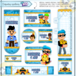 Arquivo Etiqueta Escolar PK XD