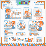 Arquivo Etiqueta Escolar BLIPPI