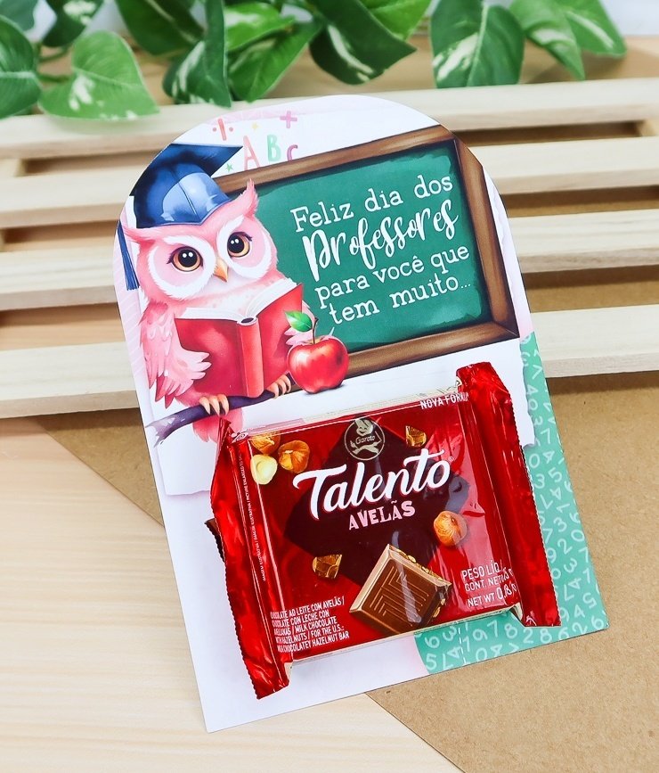 17 Card para Talento Arquivo Dia dos Professores Card Talento - Imagem 1