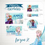 Arquivo Encadernação Baby  Frozen