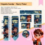 Arquivo Etiqueta Escolar  Harry Potter