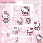 Arquivo Etiqueta Escolar Hello Kitty