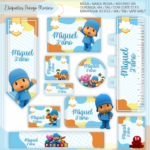 Arquivo Etiqueta Escolar Pocoyo