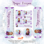 Arquivo Etiqueta Escolar ANNA FROZEN