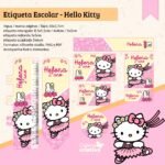 Arquivo Etiqueta Escolar Hello Kitty