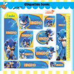 Arquivo Etiqueta Escolar SONIC