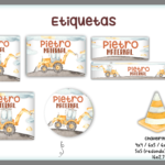 Arquivo Etiqueta Escolar TRATOR