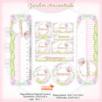 Arquivo Etiqueta Escolar JARDIM ENCANTADO