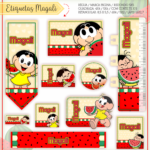 Arquivo Etiqueta Escolar Magali