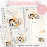 Arquivo Planner Diário Snoopy Meu Dia