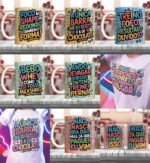 Arquivo Pack Canecas Academia Divertida Frases - Imagem 3