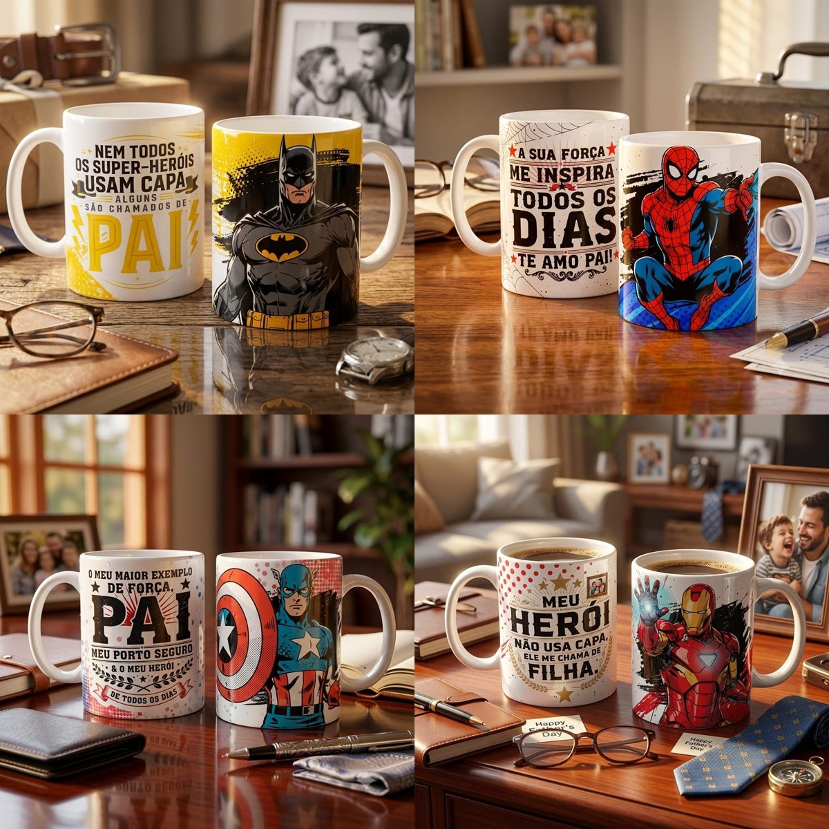 2-Super Pai Arquivo Caneca Dia dos Pais - Imagem 1