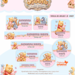 Arquivo Etiqueta Escolar URSINHO POOH E SEUS AMIGOS