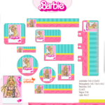Arquivo Etiqueta Escolar BARBIE