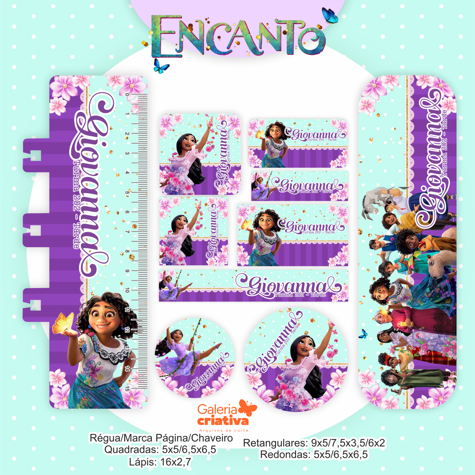 20 - ENCANTO Arquivo Etiqueta Escolar ENCANTO - Imagem 1