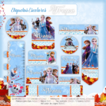 Arquivo Etiqueta Escolar Frozen 2