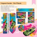 Arquivo Etiqueta Escolar  Hot Wheels