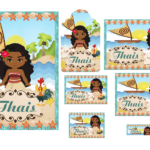 Arquivo Etiqueta Escolar Moana