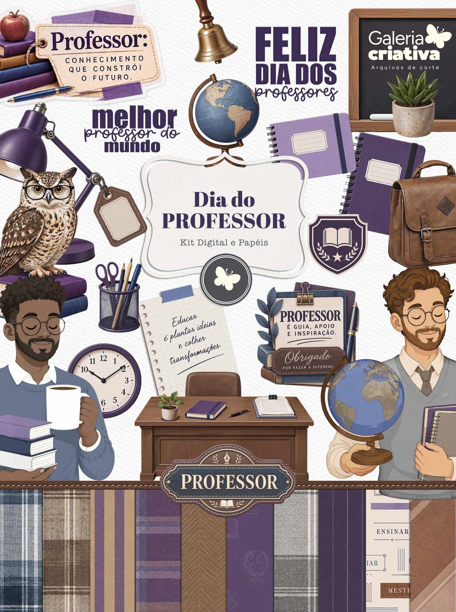 2026 - TITA - Dia dos Professores Masculino Kit Digital Dia dos Professores Masculino - Imagem 1